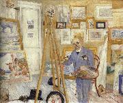 James Ensor The Skeleton Painter oil painting